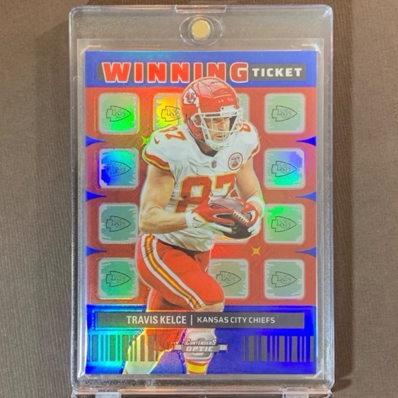 🔥#’d /99 travis Kelce football card - Only 99 Made - Kansas City Chiefs NFL - Picture 4 of 6